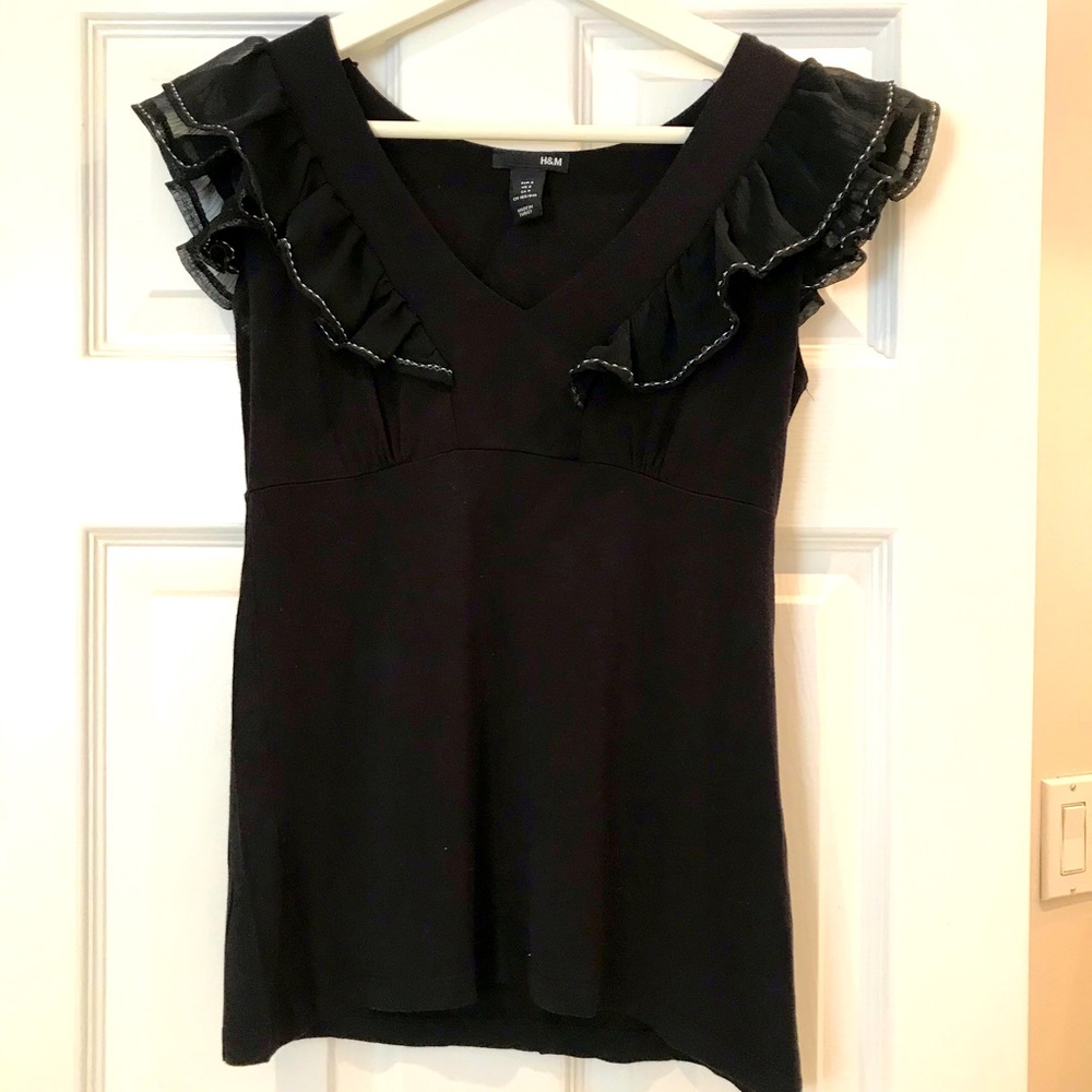 H&M women’s black top or blouse
